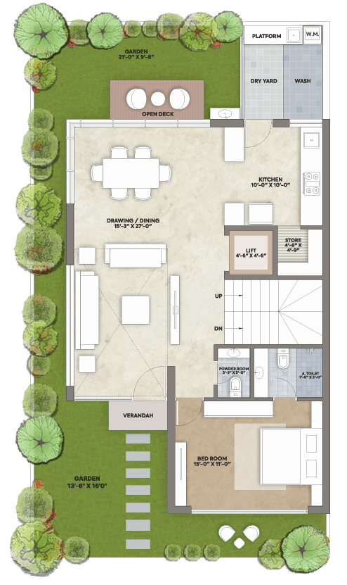Specious 4 BHK Bungalow in Ognaj